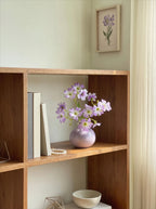Lavender Clematis Whisper Artisan Faux Floral Arrangement