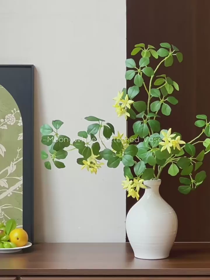 Luxury Zen Schefflera Blossom Artificial Floral Arrangement