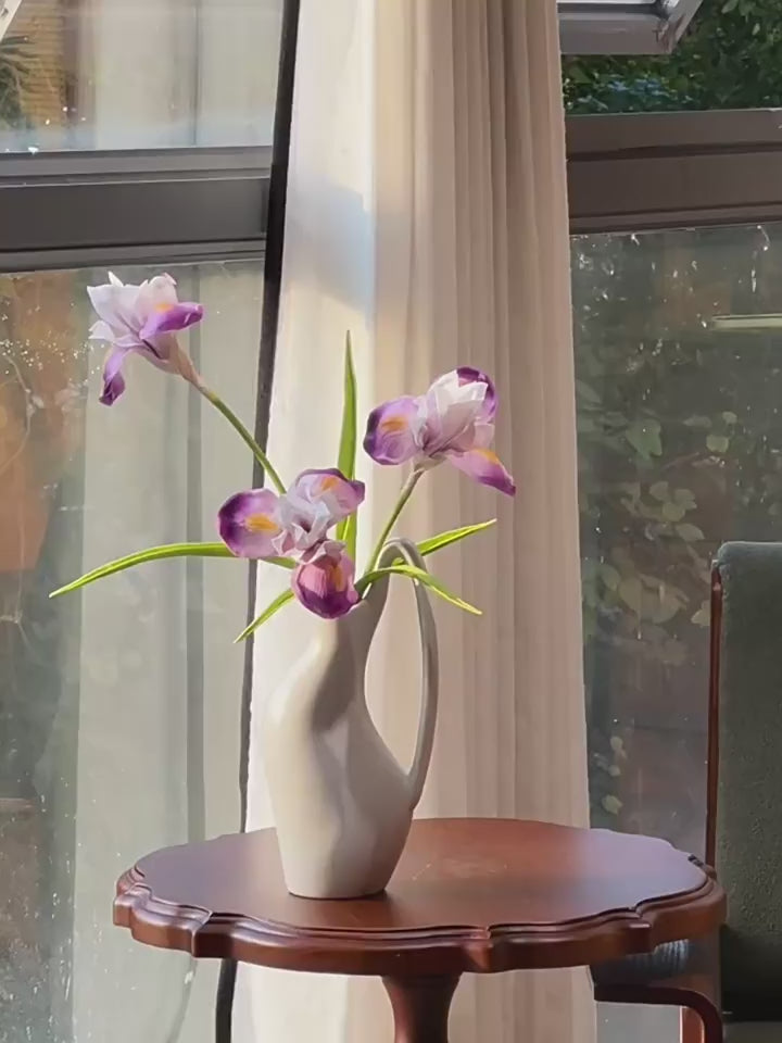Minimalist Gradient Iris Artificial Floral Arrangement