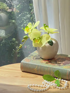 Sunlit Phalaenopsis Faux Floral Arrangement