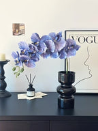 Lavender Orchid Elegance Artisan Faux Floral Arrangement