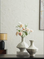 Minimalist Artisan Hammered Vase