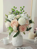 Luxury Designer Champagne Rose Artificial Floral Arrangement