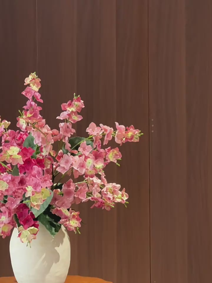 Blush Hydrangea Opulence Artisan Faux Floral Arrangement