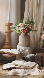 Blush Romance Pink Rose Hydrangea and Daisy Artificial Floral Arrangement