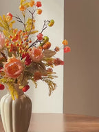 Warm Autumn Harvest Protea Botanical Artificial Floral Arrangement