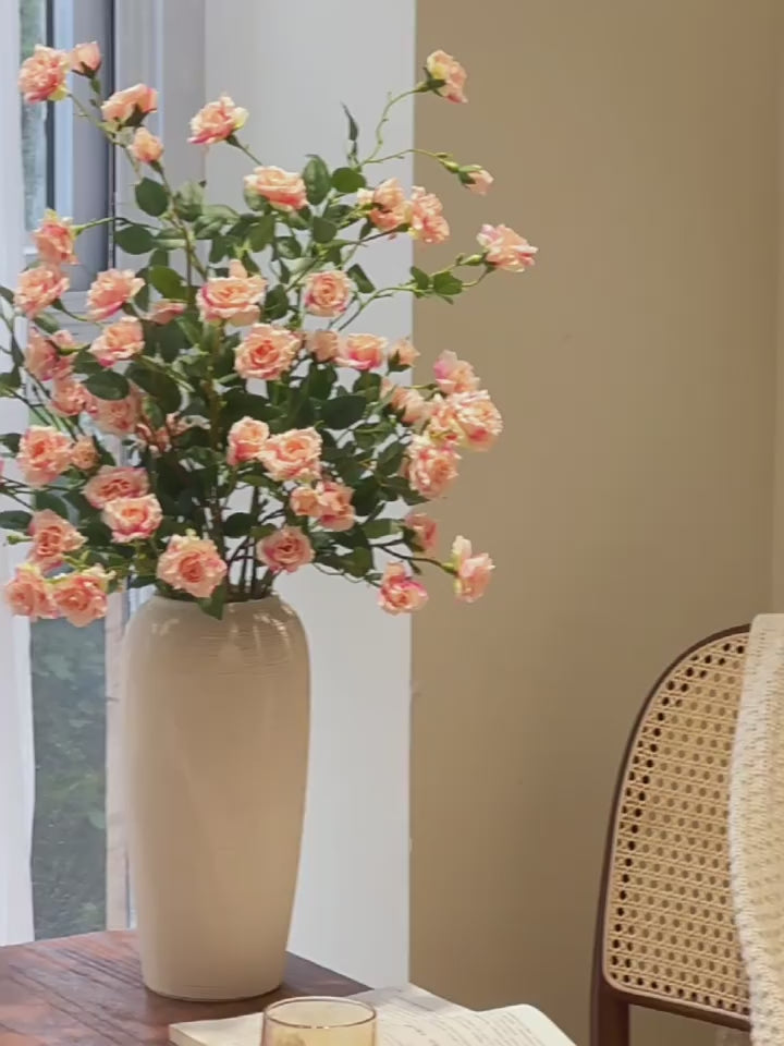 Arrangement floral artificiel Rose Bubble Blush